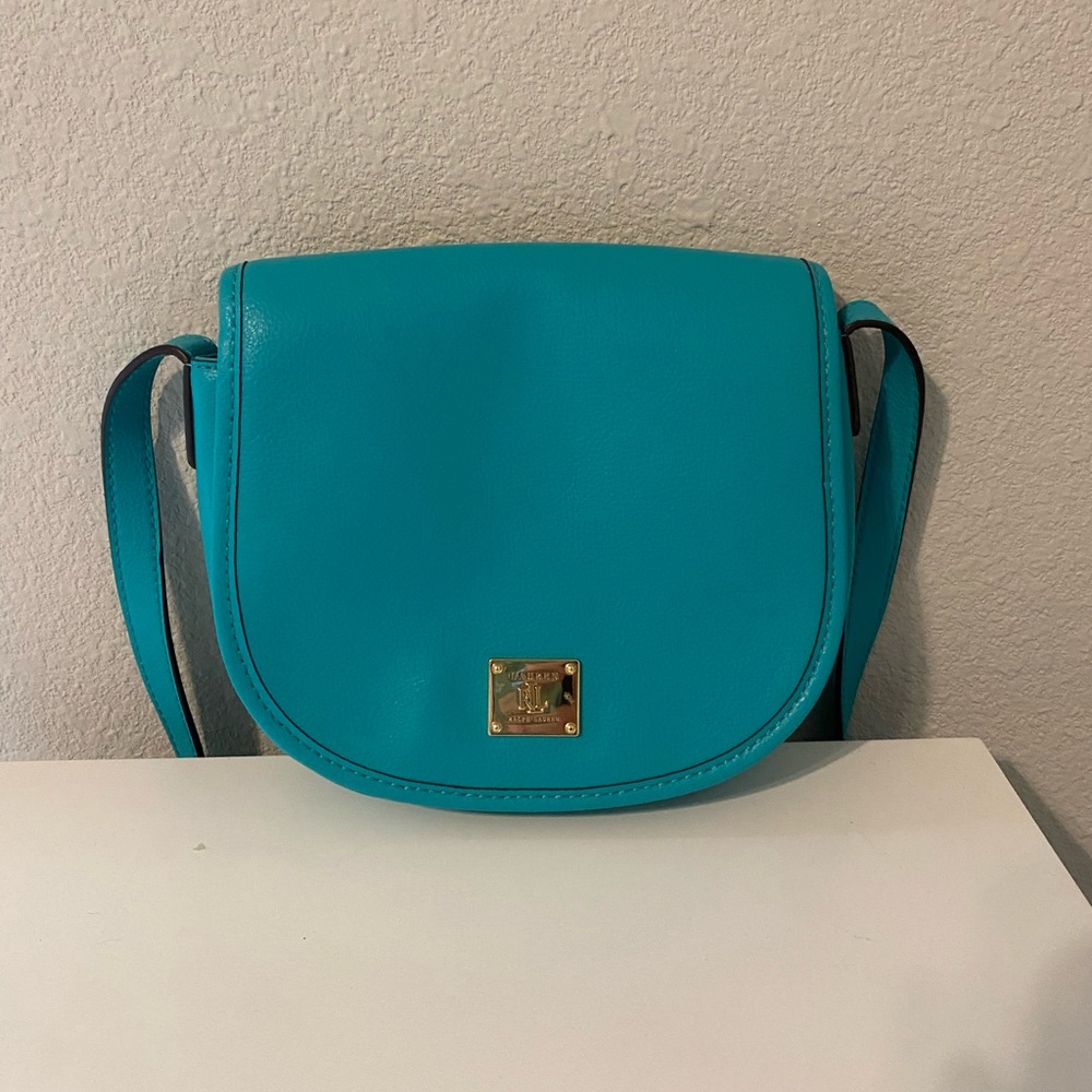 Turquoise Ralph Lauren Crossbody.